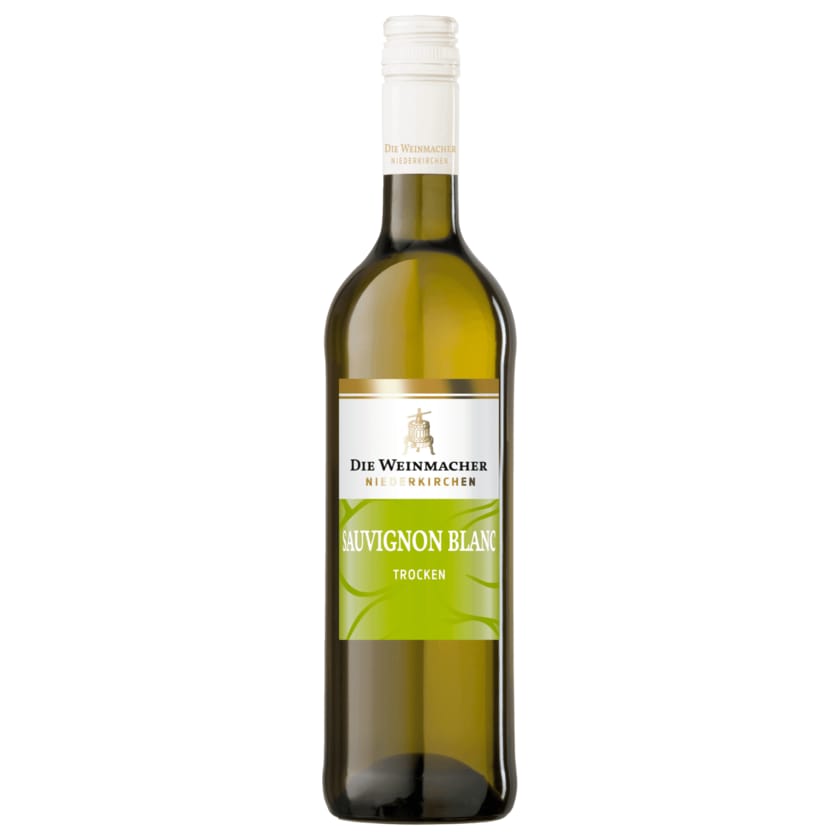Die Weinmacher Weißwein Sauvignon Blanc QbA trocken 0,75l